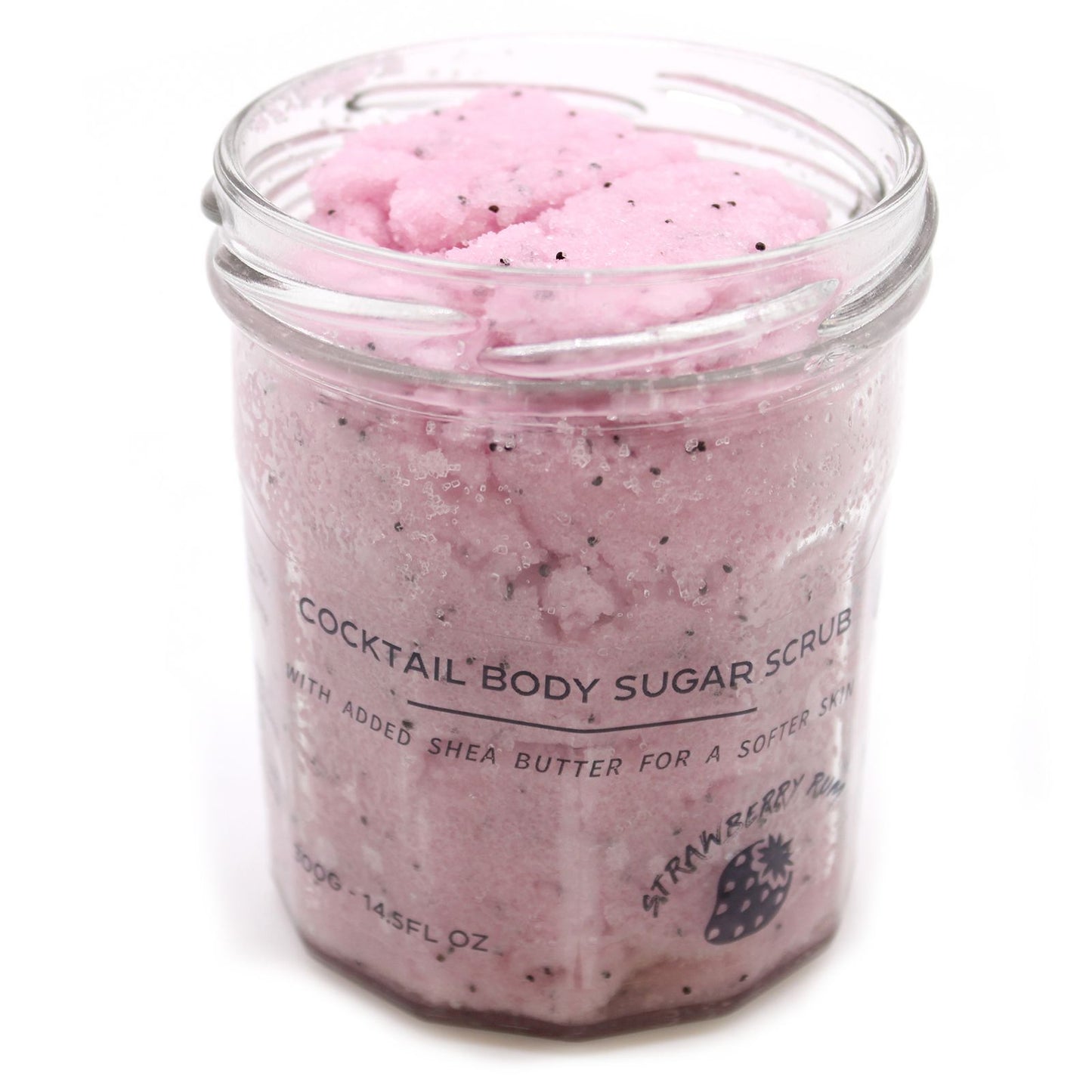 Strawberry Rum Cocktail Sugar Body Scrub
