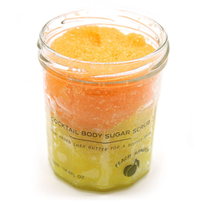 Peach Sangria Cocktail Sugar Body Scrub