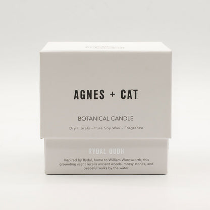 Agnes + Cat Botanical Soy Wax Candle – Rydal Oudh 350g