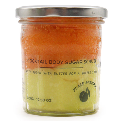 Peach Sangria Cocktail Sugar Body Scrub