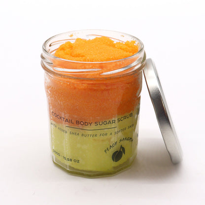 Peach Sangria Cocktail Sugar Body Scrub