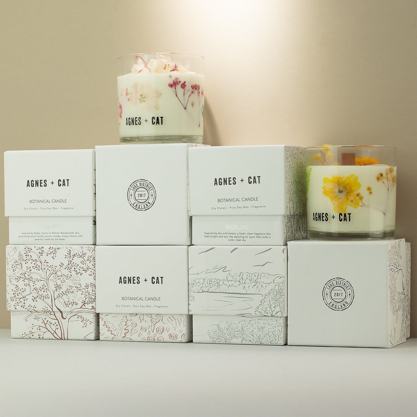 Agnes + Cat Botanical Soy Wax Candle – Rydal Oudh 350g