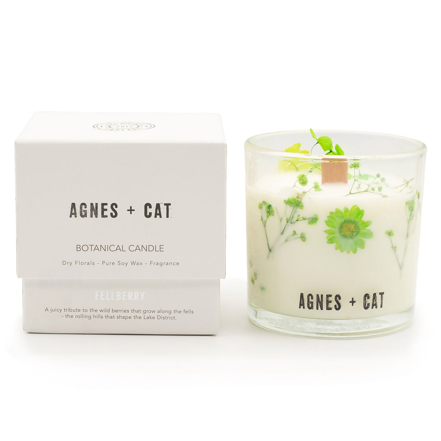 Agnes + Cat Botanical Soy Wax Candle – Fellberry 350g