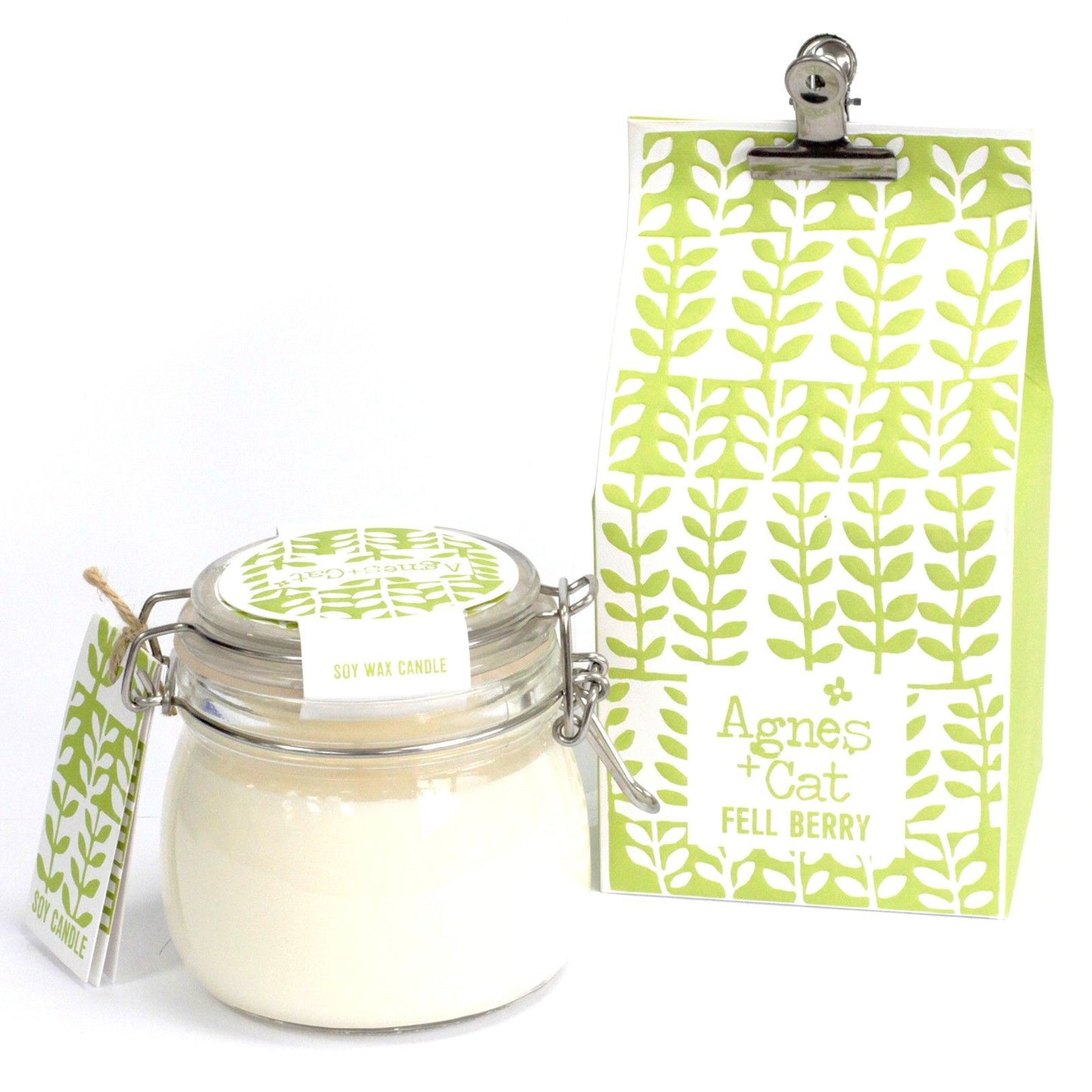 Agnes + Cat Soy Wax Kilner Jar Candle – Fell Berry 400ml