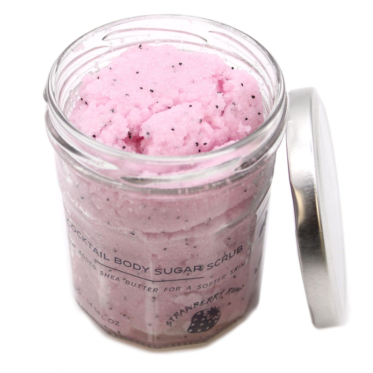 Strawberry Rum Cocktail Sugar Body Scrub
