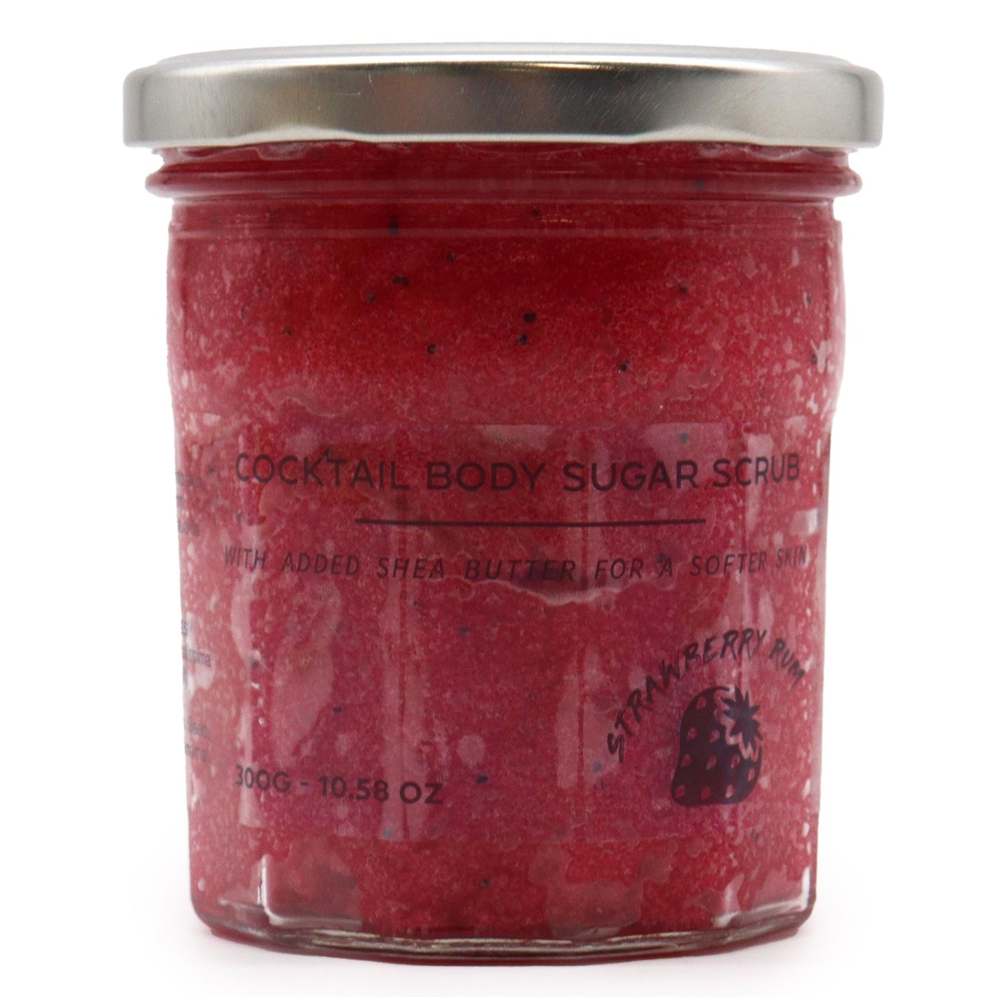 Strawberry Rum Cocktail Sugar Body Scrub