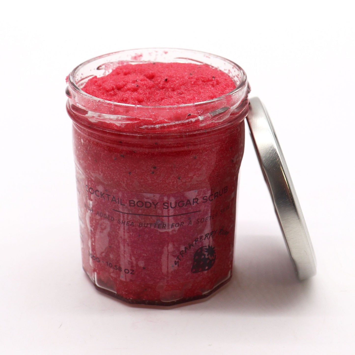 Strawberry Rum Cocktail Sugar Body Scrub