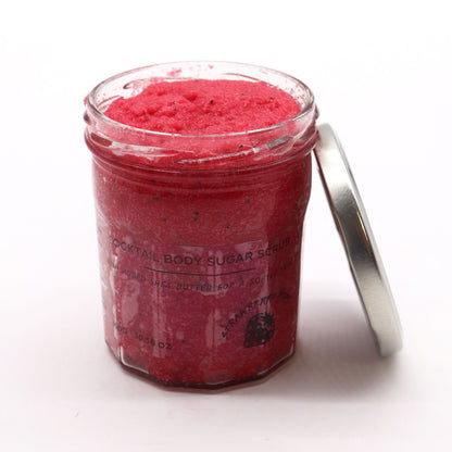 Strawberry Rum Cocktail Sugar Body Scrub