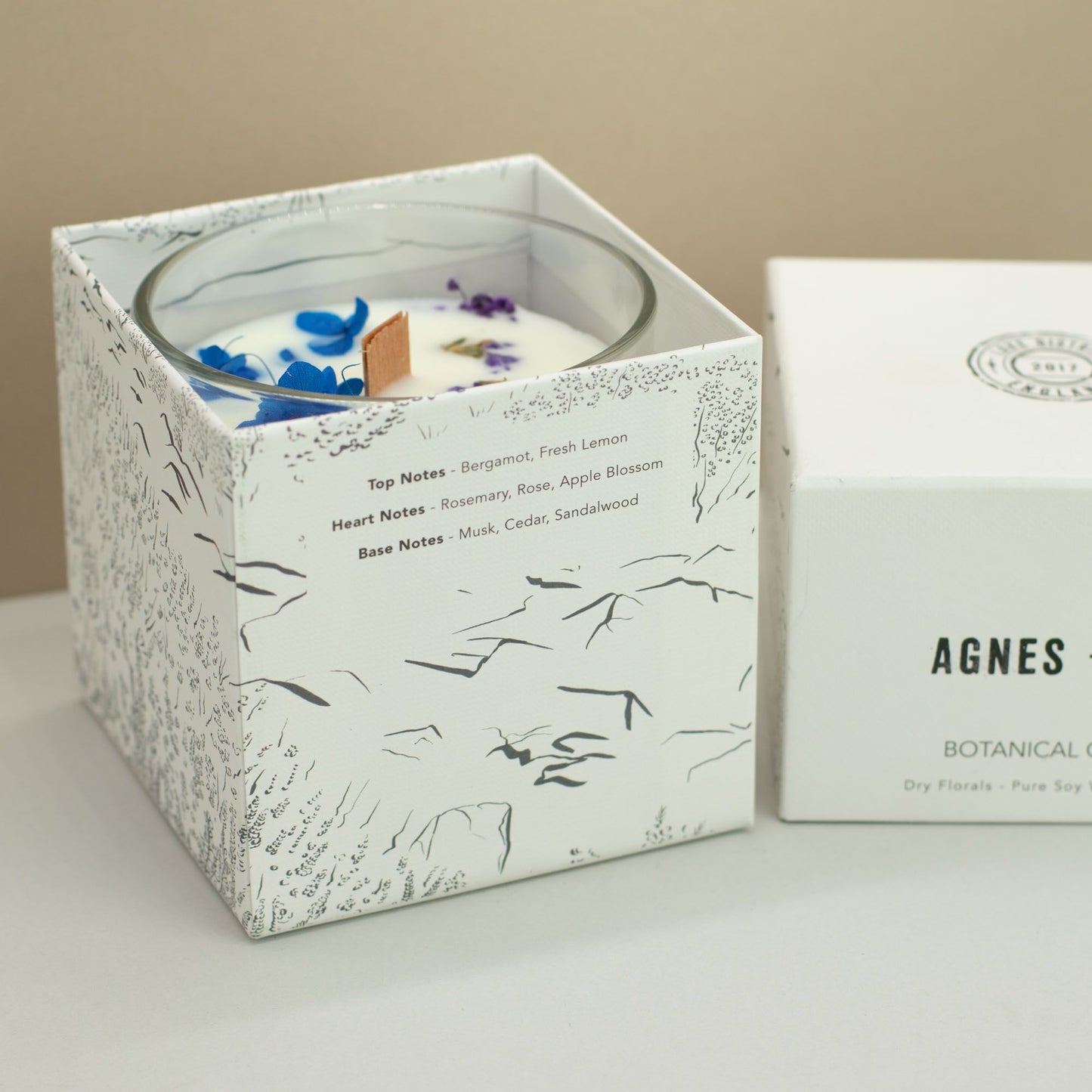 Agnes + Cat Botanical Soy Wax Candle – Moorland 350g