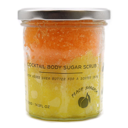 Peach Sangria Cocktail Sugar Body Scrub