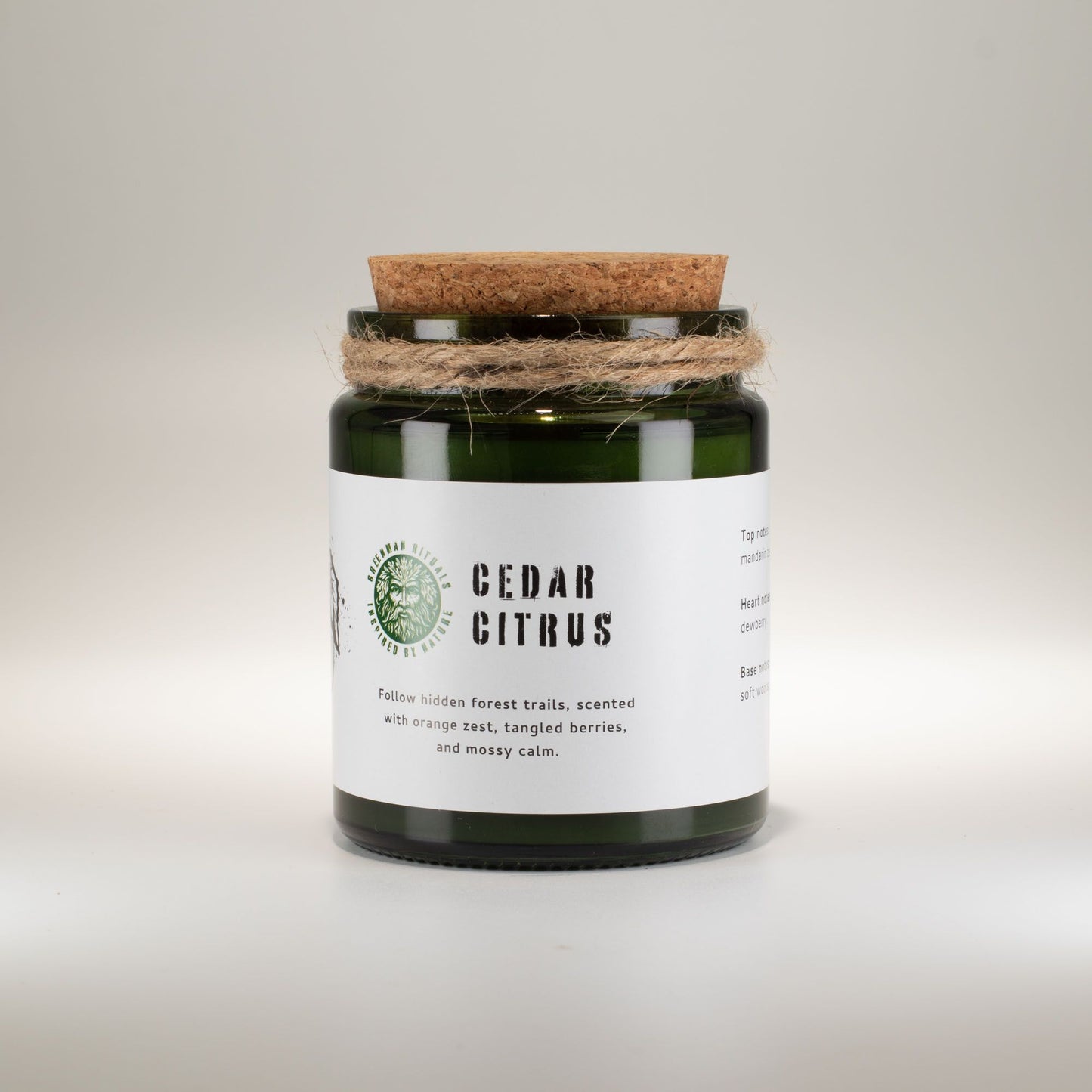 Greenman Woodwick Soy Candle - Forest Resin