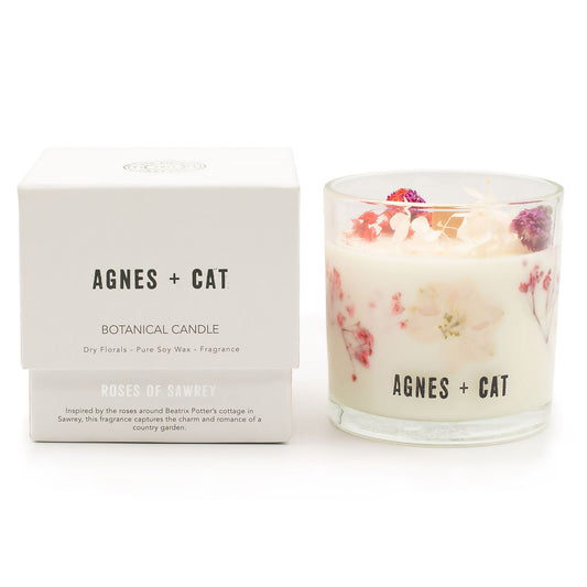 Agnes + Cat Botanical Soy Wax Candle – Roses of Sawrey 350g