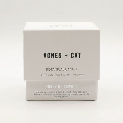 Agnes + Cat Botanical Soy Wax Candle – Roses of Sawrey 350g
