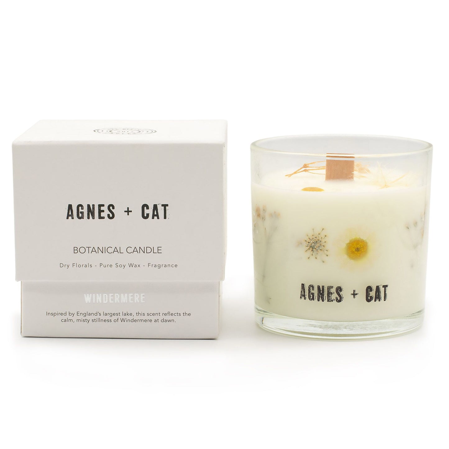 Agnes + Cat Botanical Soy Wax Candle – Windermere 350g